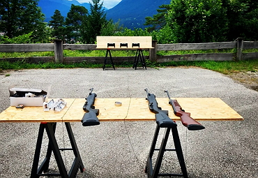 Biathlon Schie&szlig;stand